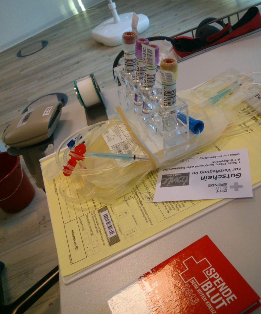 Сдача крови в Германии